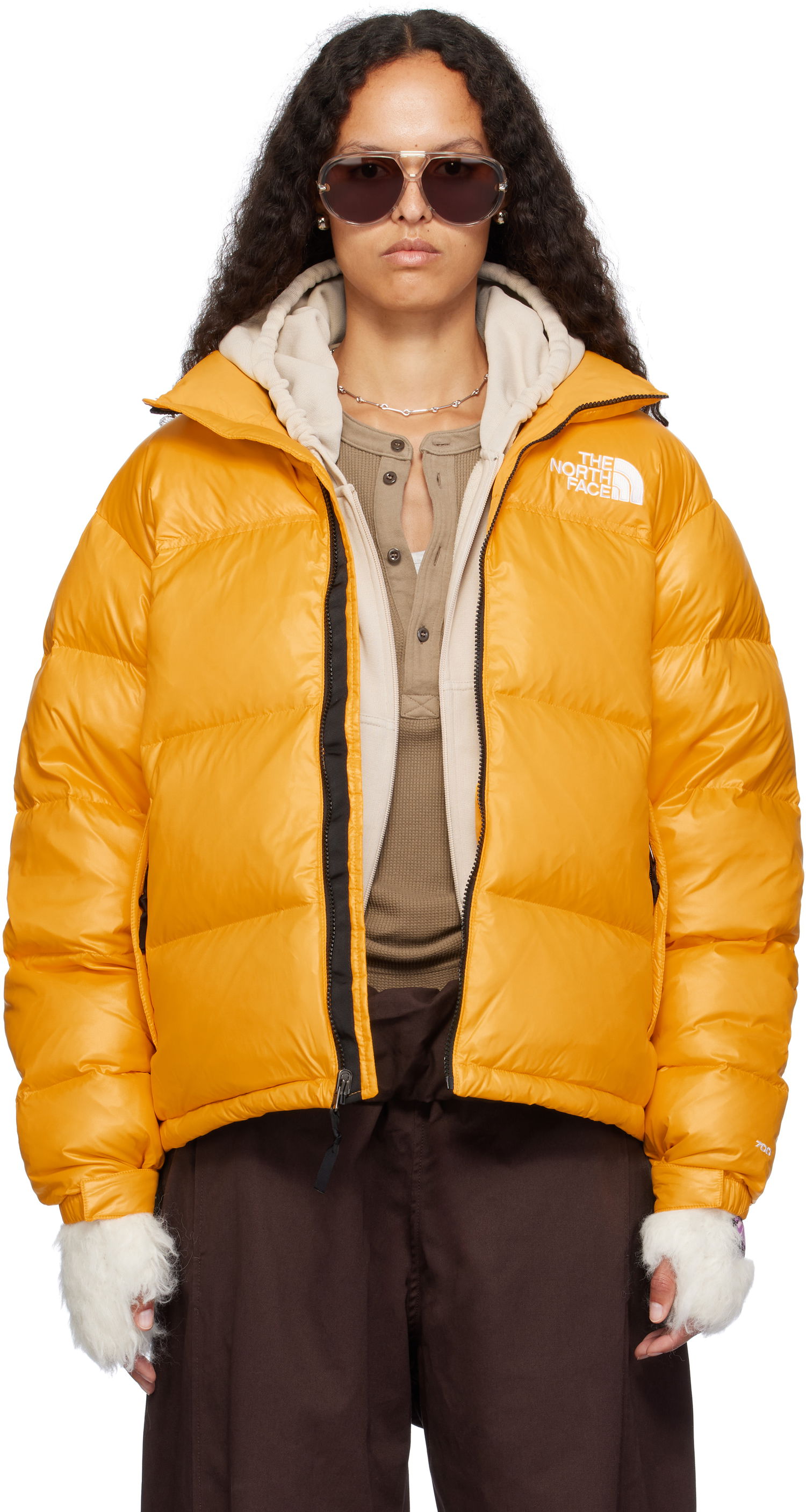 Пухо яке The North Face 1996 Retro Shine Nuptse Down Jacket Жълто | NF0A3C8D38A, 0