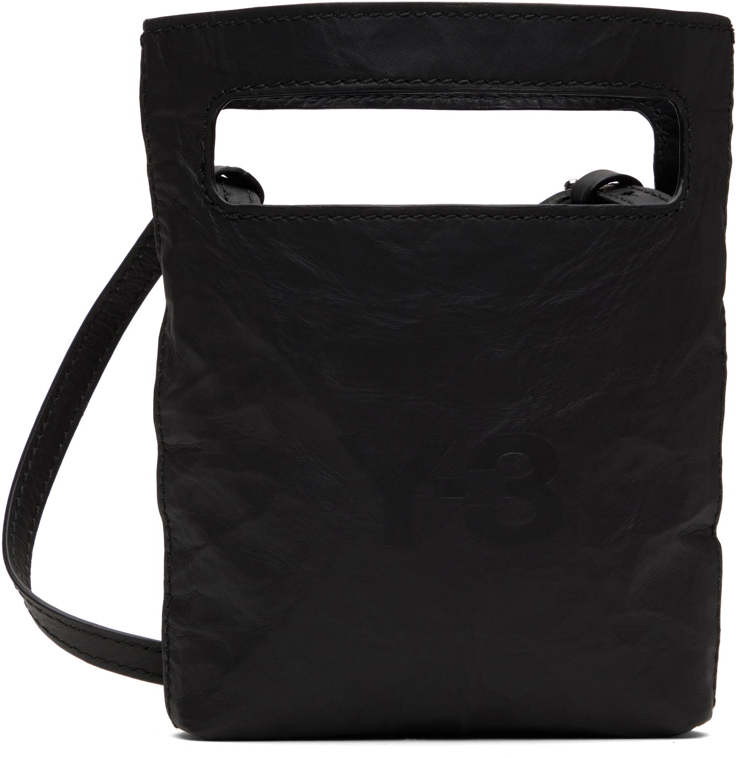 Чанта през рамо Y-3 Y-3 Mini Tote Crossbody Bag Черно | JX2462, 0