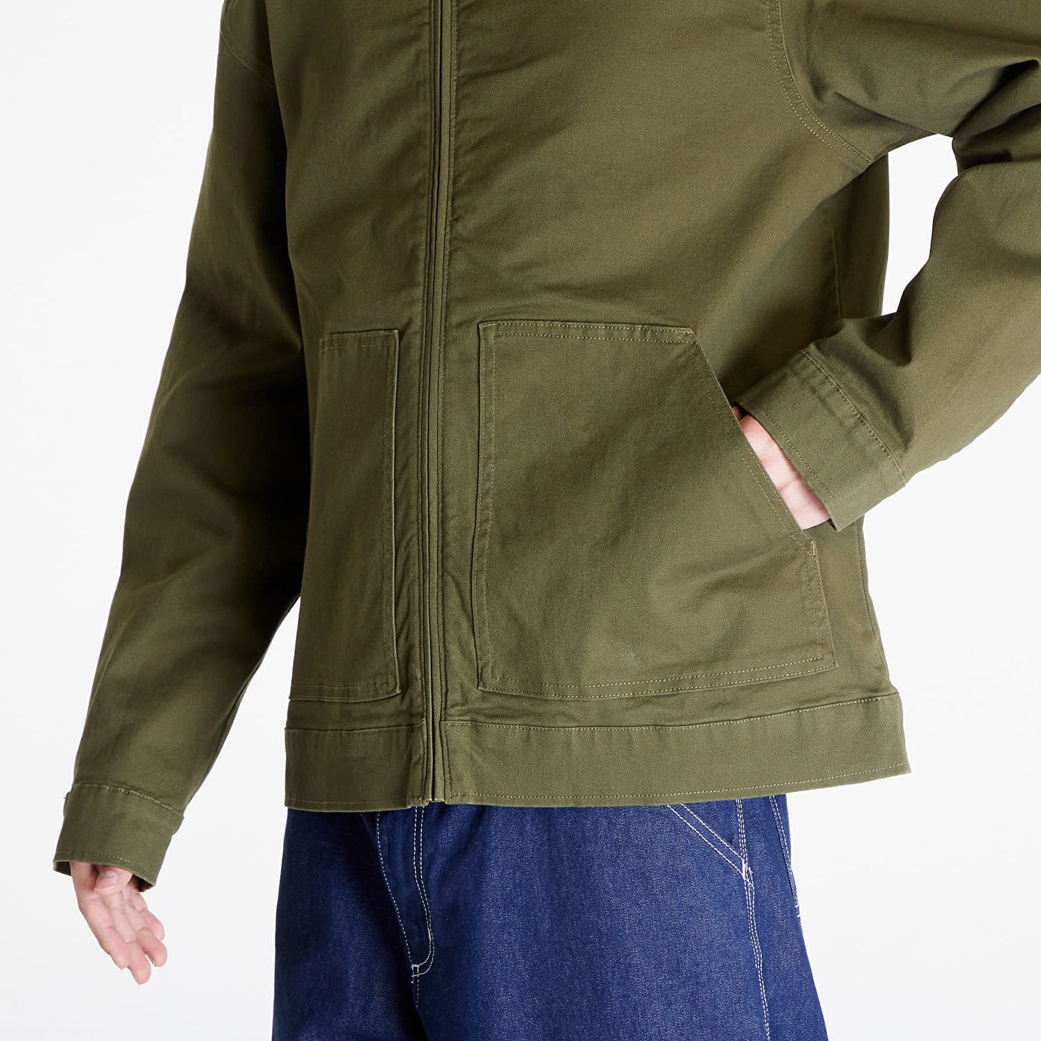 Яке Tommy Hilfiger Tommy Jeans Regular Cotton Jacket Зелено | DM0DM18696 MR1, 1
