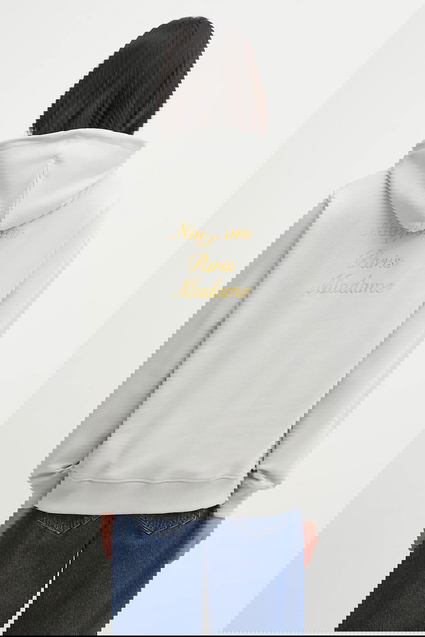Суитчър Drôle de Monsieur Drôle de Monsieur Le Hoodie Slogan Calligraphy Сиво | I.HO168.CO127, 0