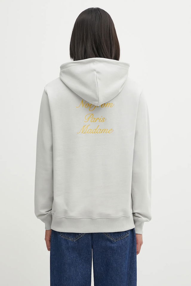 Drôle de Monsieur Le Hoodie Slogan Calligraphy