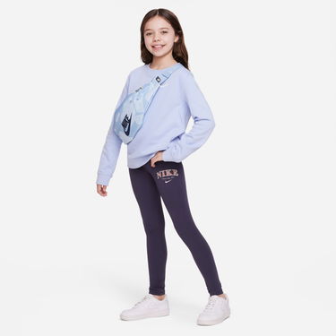 Клинове Nike Sportswear Favorites Girls' Leggings Лилаво | FD0889-015, 0