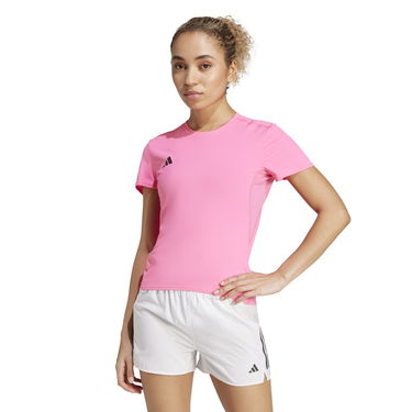 Тениска adidas Performance Adizero E Running T-Shirt Розово | JF3497, 0
