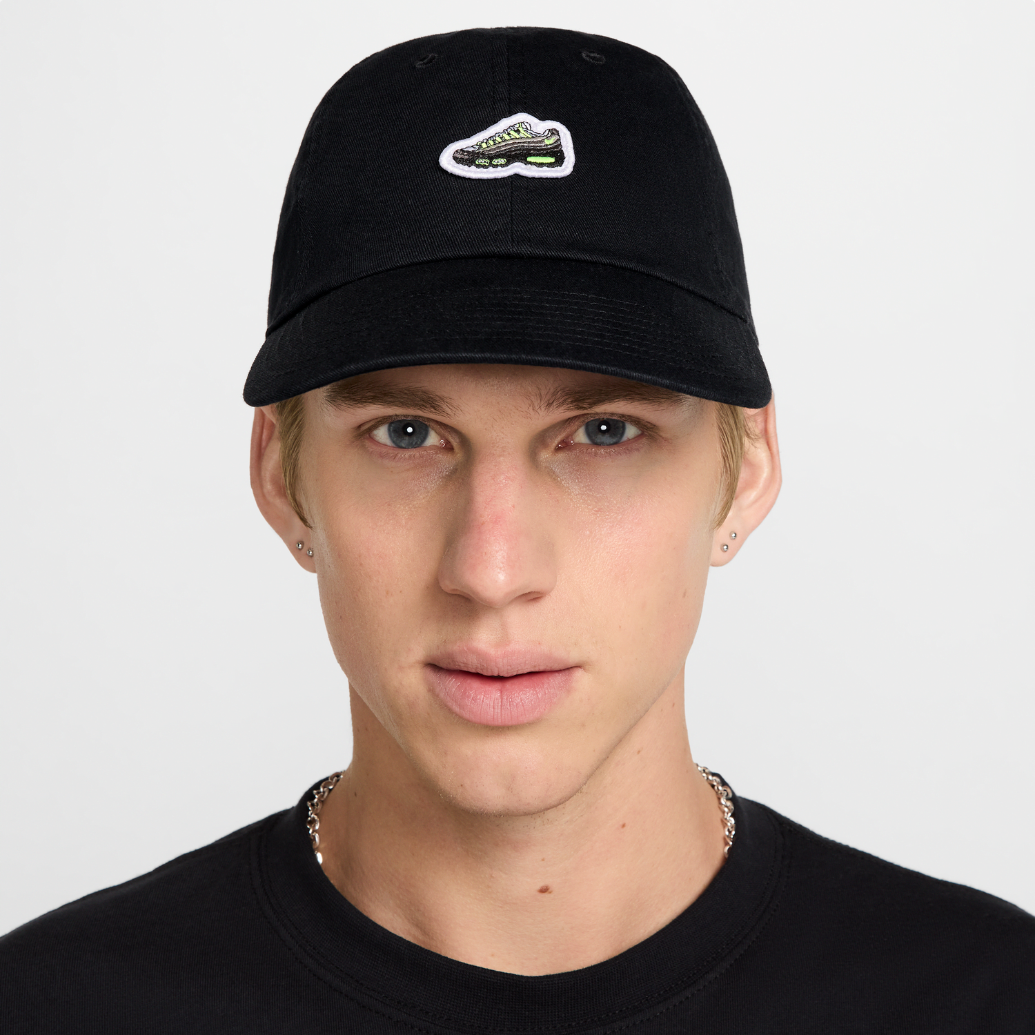 Шапка с козирка Nike Kids' Heritage86 Futura Washed Cap AM95 Patch Черно | HJ6984-010, 1