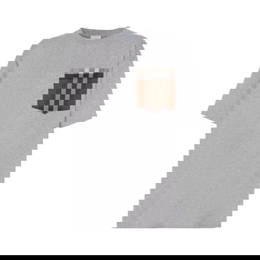 Тениска Burberry Check Print Pocket Tee Сиво | 8048923, 1