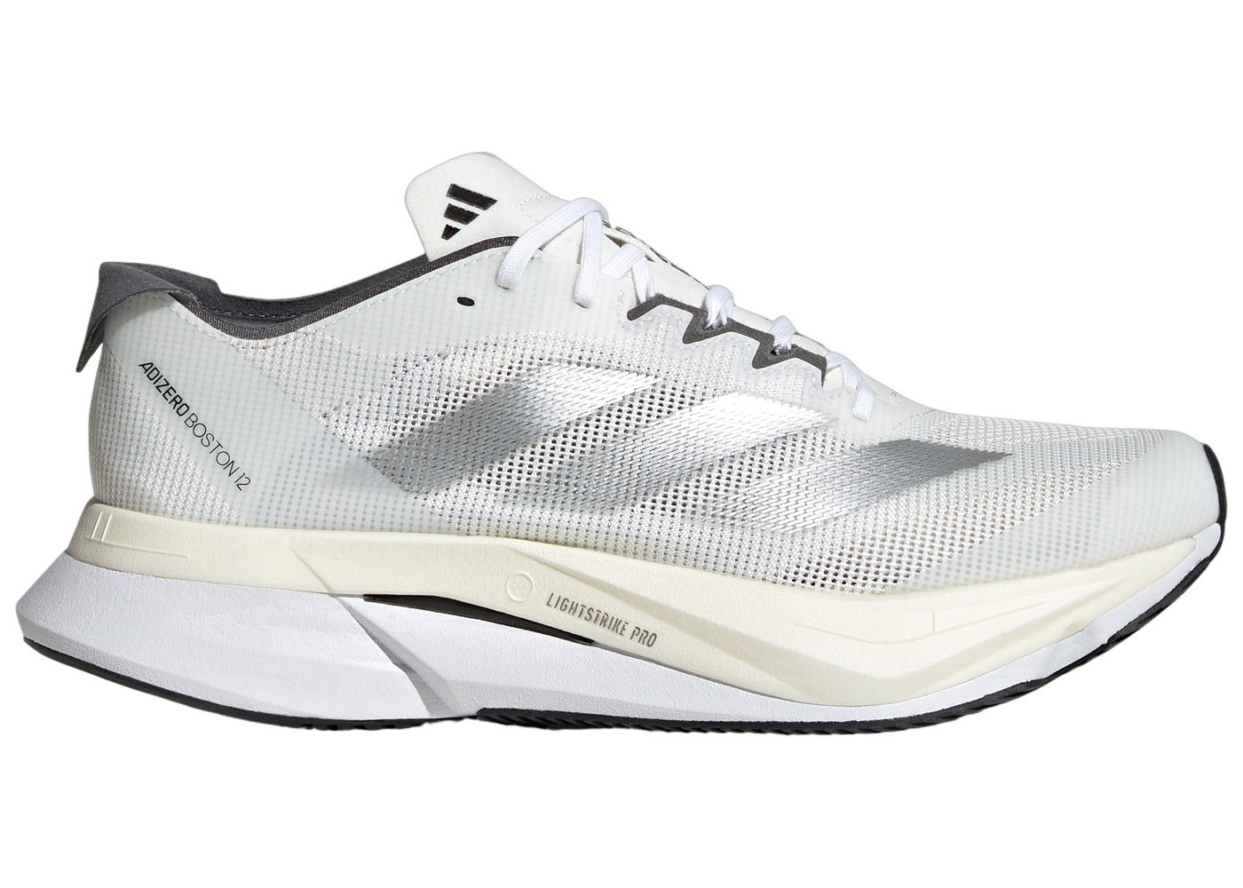 Кецове и обувки adidas Originals adidas Adizero Boston 12 Cloud White Silver Metallic Grey (Women's) Сиво | ID6899, 0
