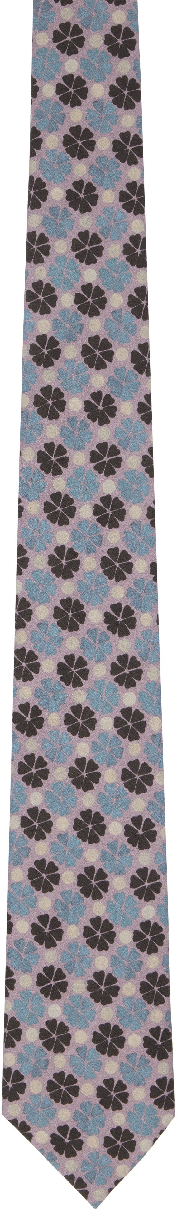 Шал Paul Smith Paul Smith 'The Painted Geo' Floral Tie Лилаво | M1A-0TIE-P02595-55, 0
