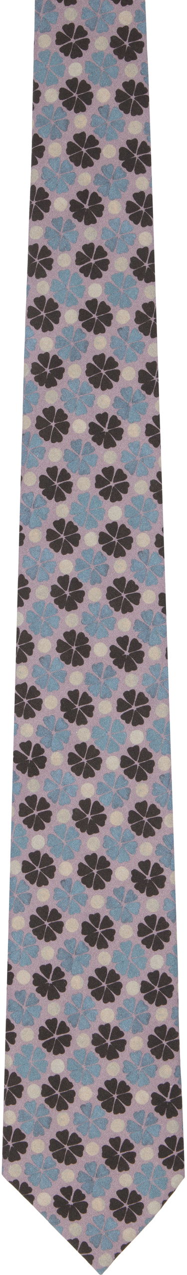 Шал Paul Smith Paul Smith 'The Painted Geo' Floral Tie Лилаво | M1A-0TIE-P02595-55, 0