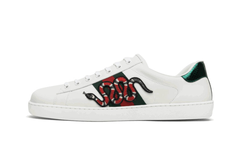 Кецове и обувки Gucci Ace Embroidered Бяло | 456230 A38G0 9064, 0
