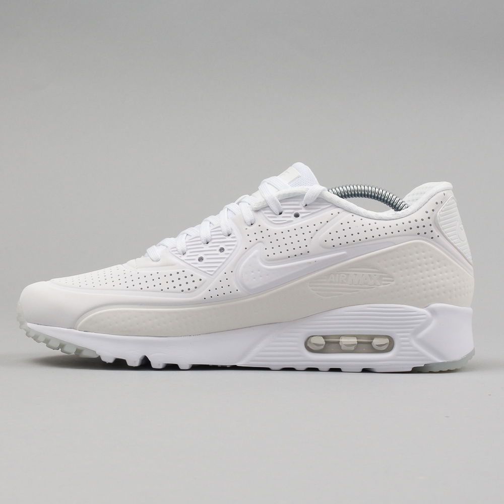Кецове и обувки Nike Air Max 90 Ultra Moire "Triple White" Бяло | 819477-111, 0