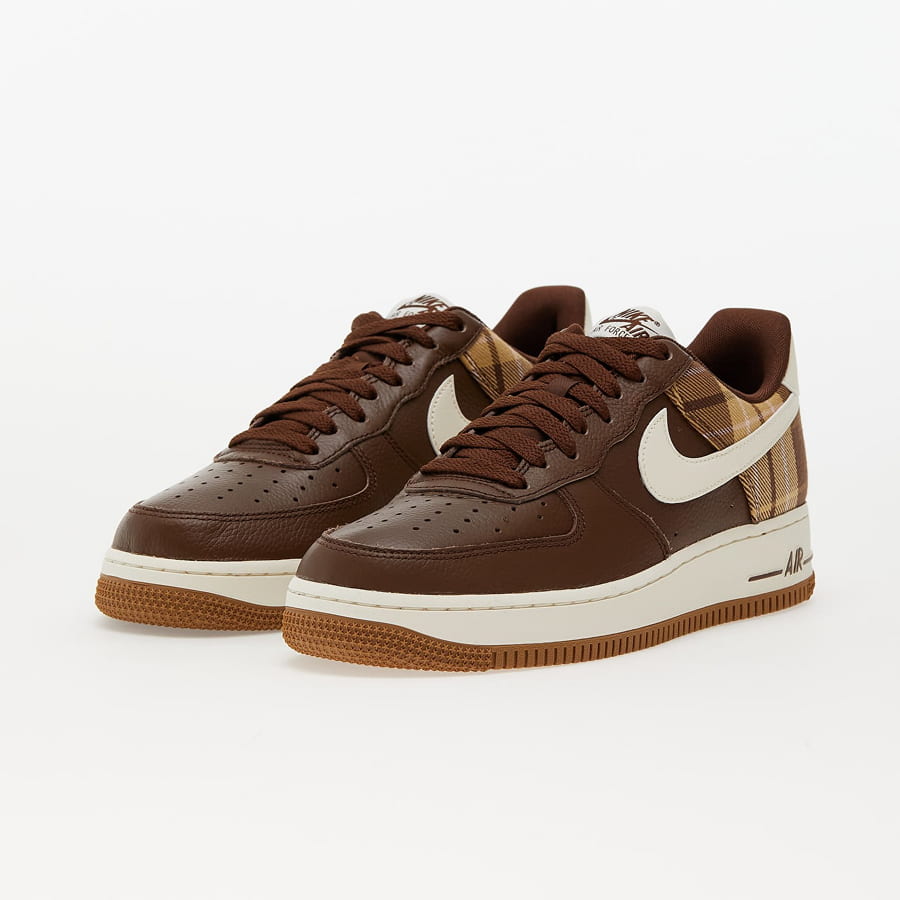 Кецове и обувки Nike Air Force 1 '07 LX "Low Plaid" Кафяво | DV0791-200, 1