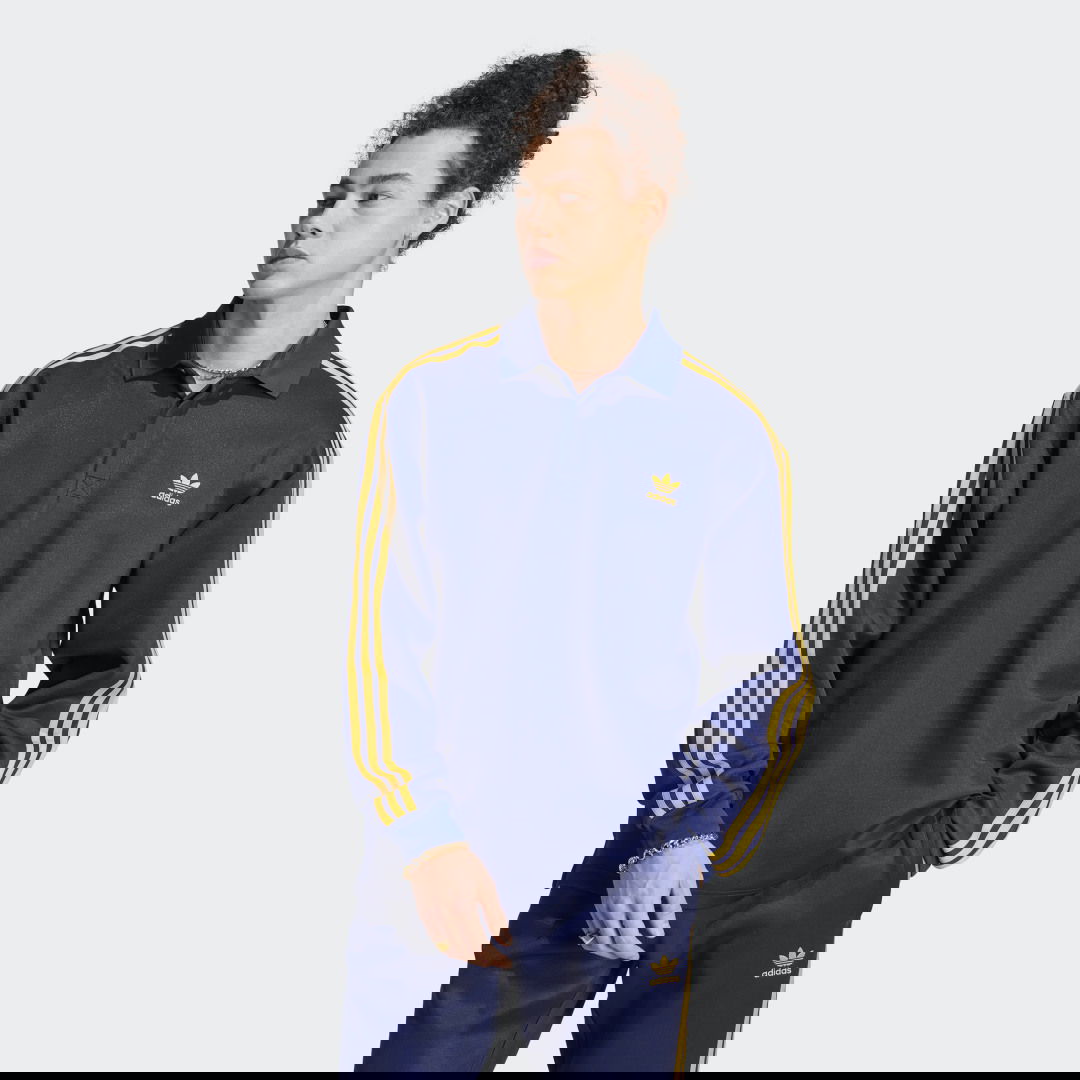 Поло тениска adidas Originals Adicolor Classics+ Тъмно синьо | IM4457, 1
