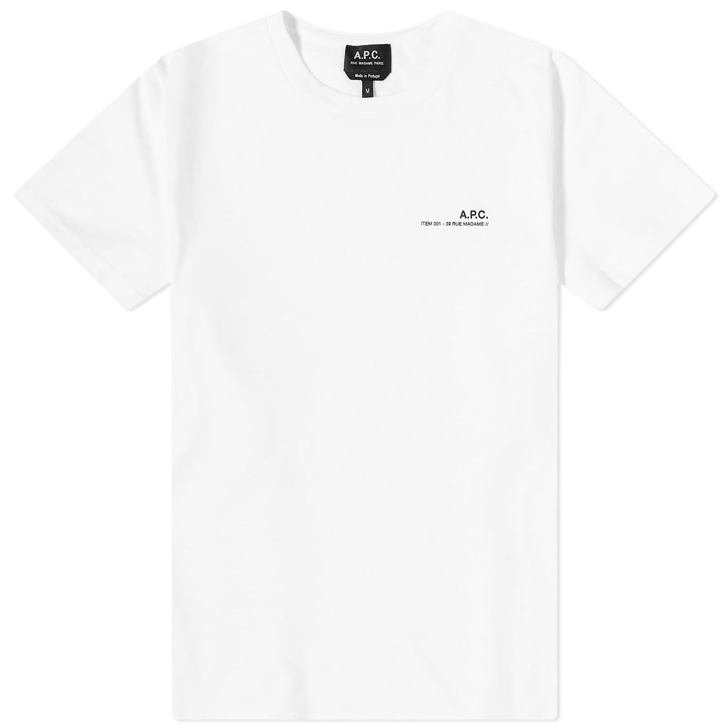 Тениска A.P.C. Item F Logo T-shirt Бяло | COFBT-F26012-AAB, 0
