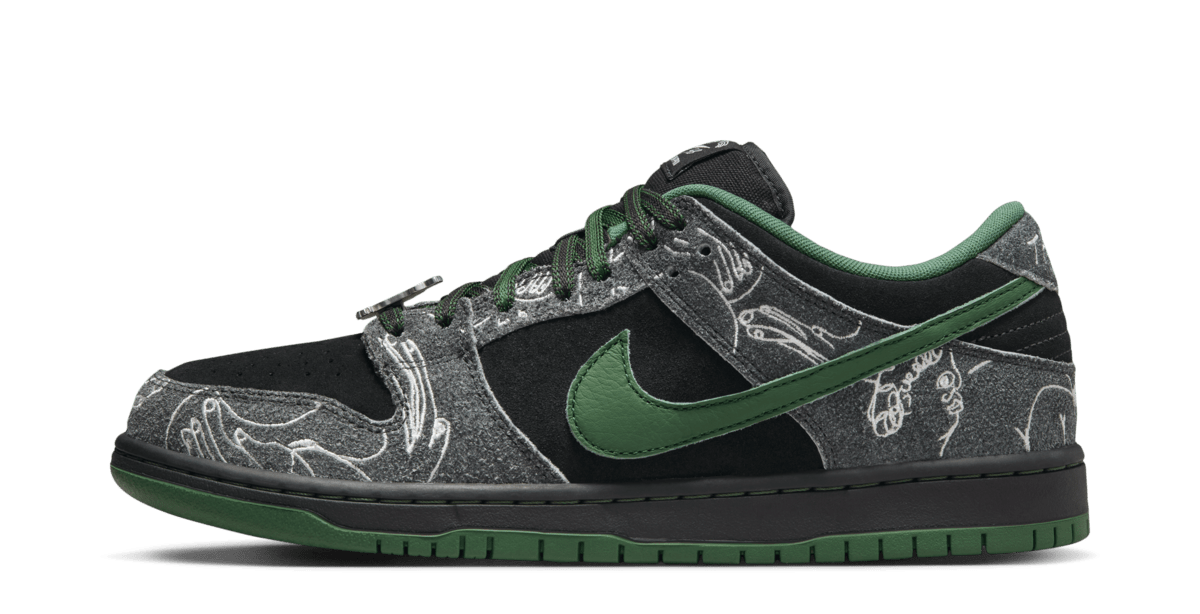 Кецове и обувки Nike SB Dunk Low There Skateboards Зелено | HF77301, 1