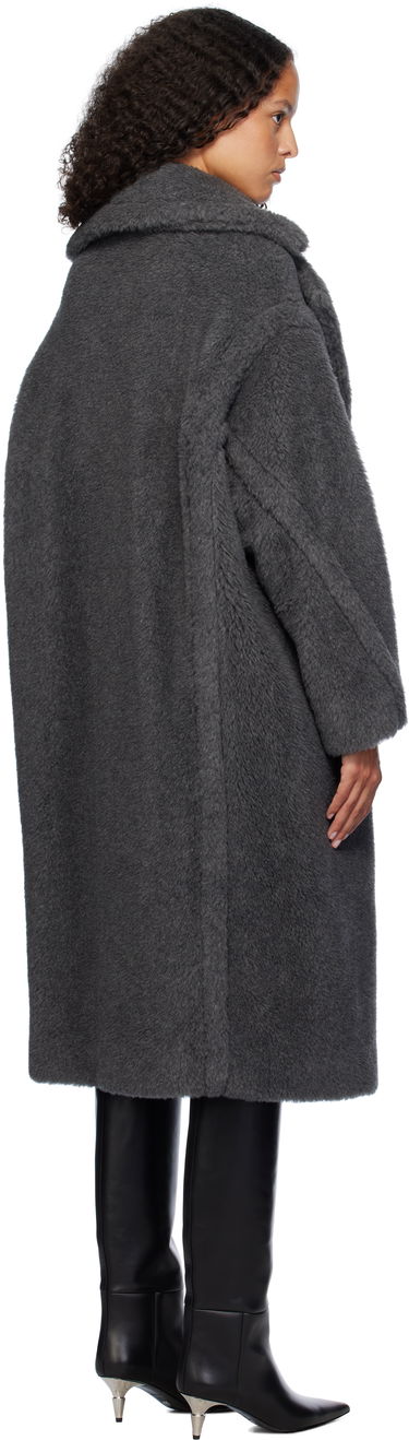Палта Max Mara Max Mara Teddy1 Faux-Fur Coat Сиво | 2421016052600 MM10502, 2