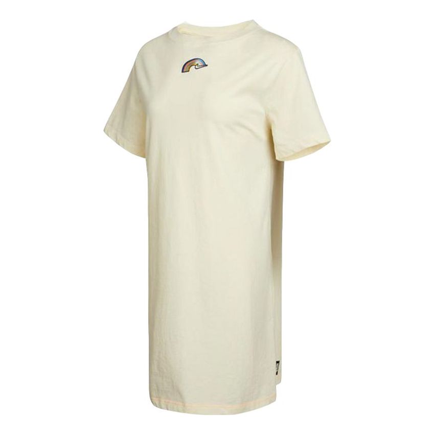 Pокля Nike Nike Sportswear Dress Tee Бежово | DJ6202-111, 0