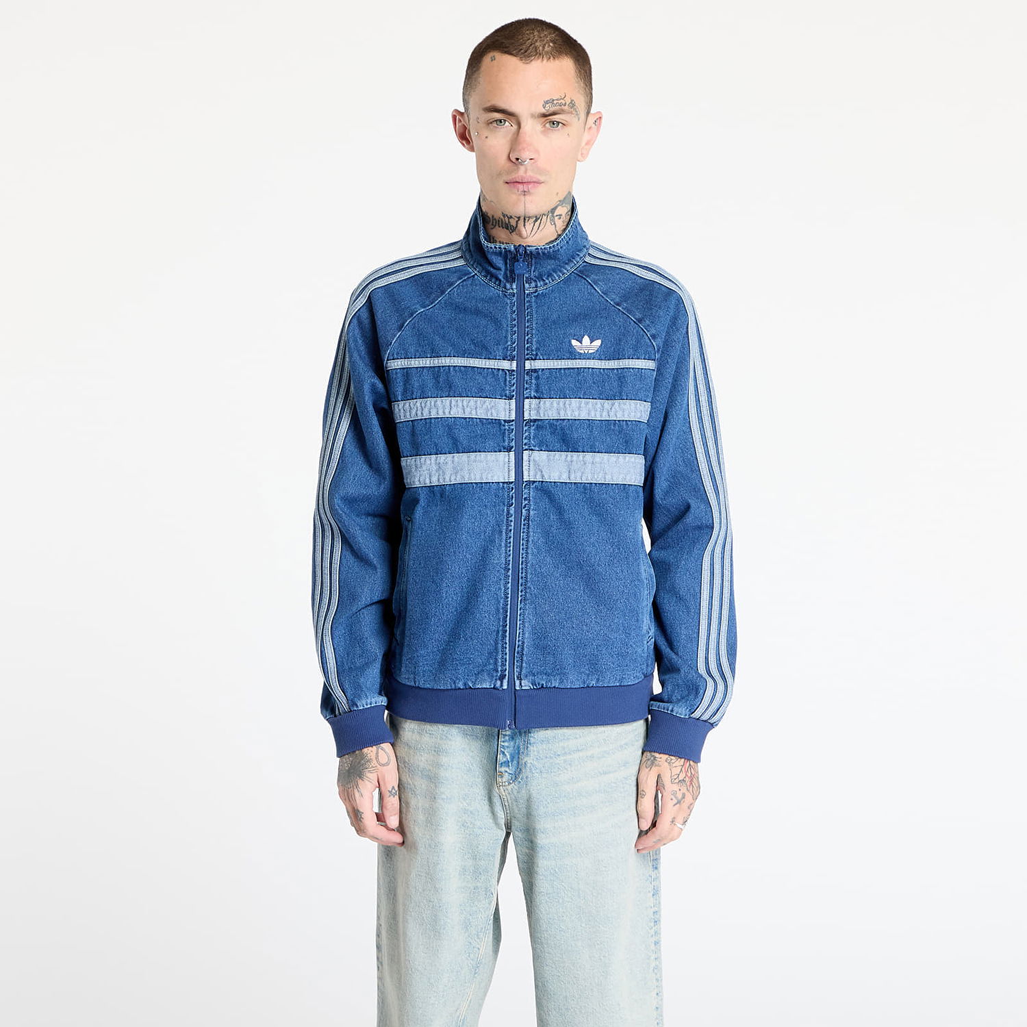 Яке adidas Originals Adicolor First Denim Track Top Синьо | JX6457, 0