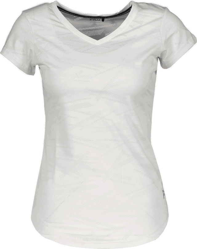 RANGUN Running V-Neck Patterned T-Shirt