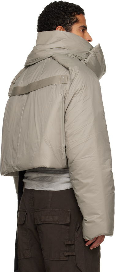 Пухо яке Rick Owens Rick Owens DRKSHDW Concordians Convertible Cropped High-Neck Puffer Jacket Бежово | DU02E7777 NP, 2
