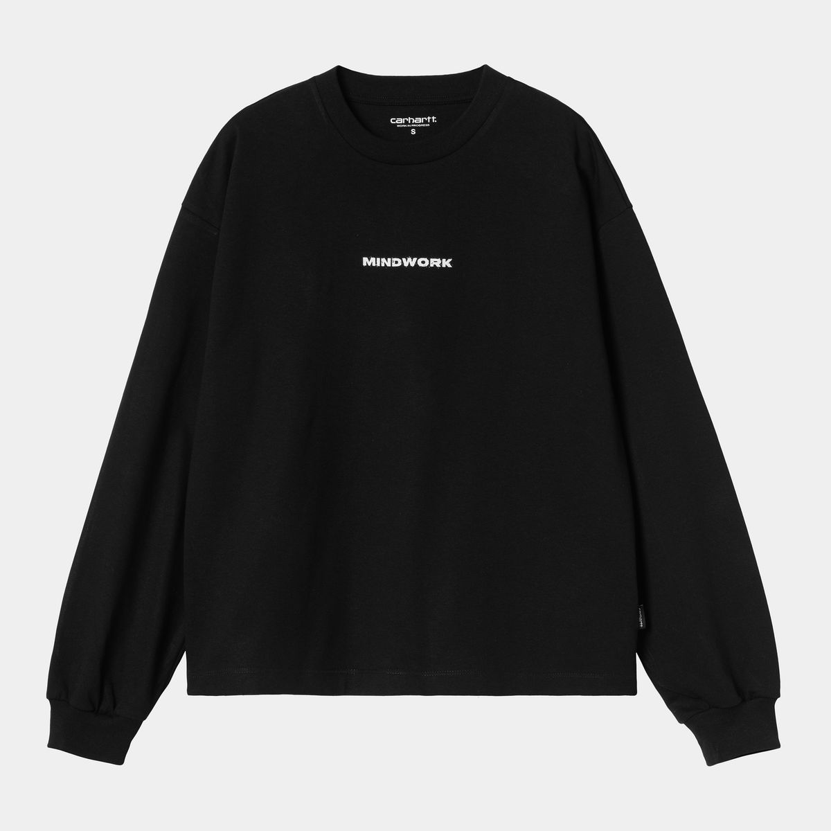 Тениска Carhartt WIP Long Sleeve Mindwork T-Shirt Черно | I036032_8, 0