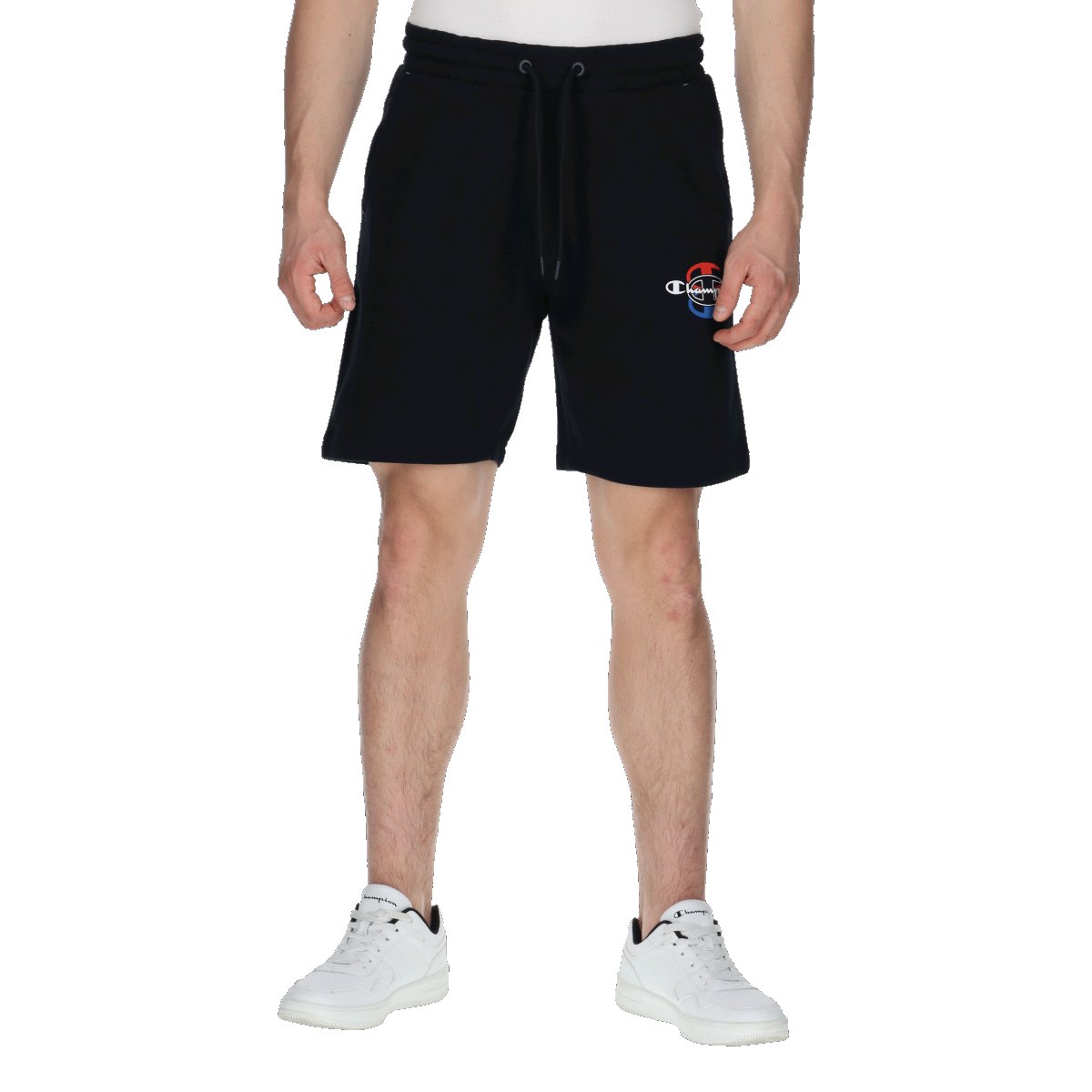 Къси панталони Champion Drawstring Triple C Sweat Shorts Черно | 220526-BS501, 0