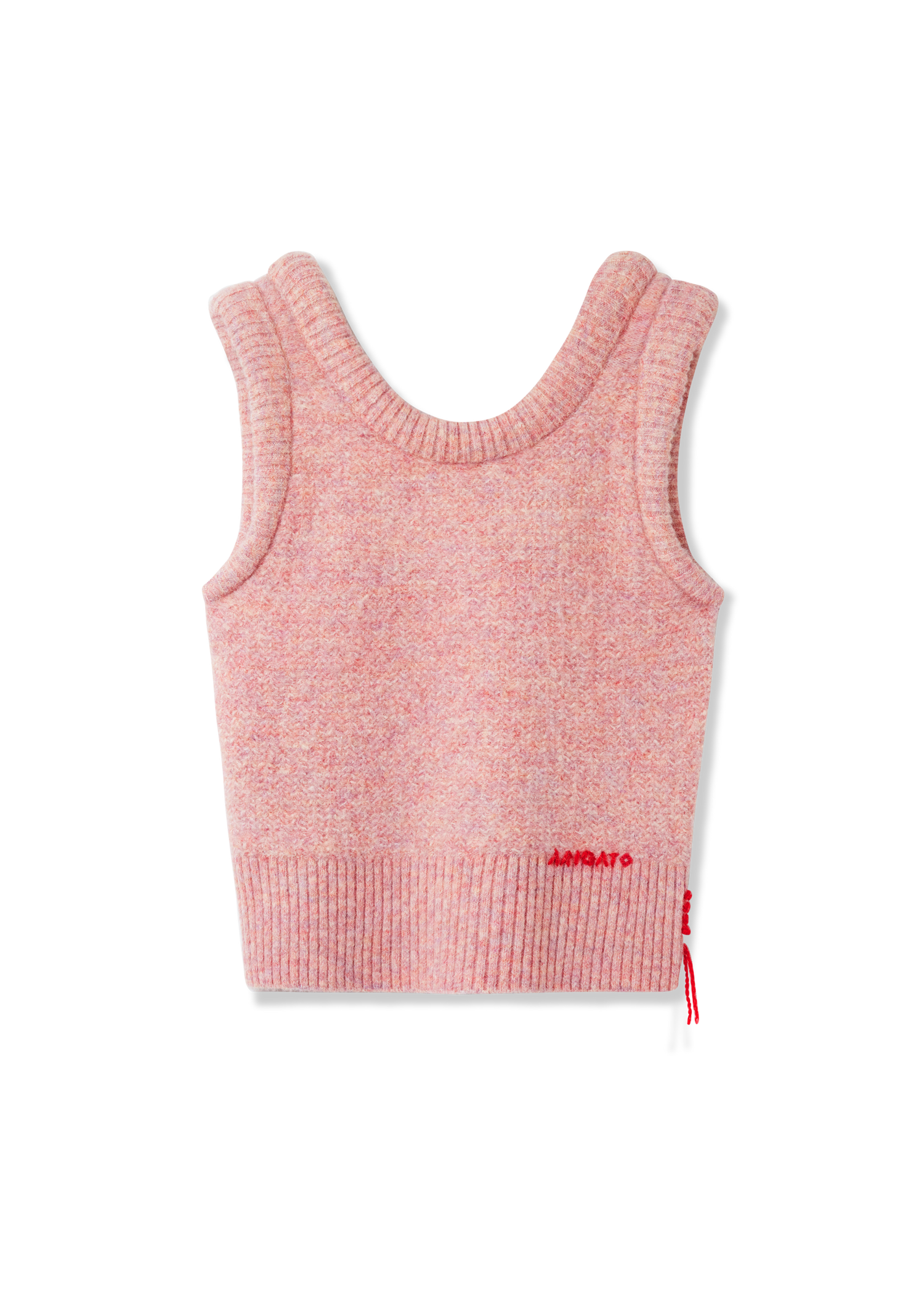 Жилетка AXEL ARIGATO Ana Fluffy Sleeveless Knitted Vest Розово | A3357001, 1