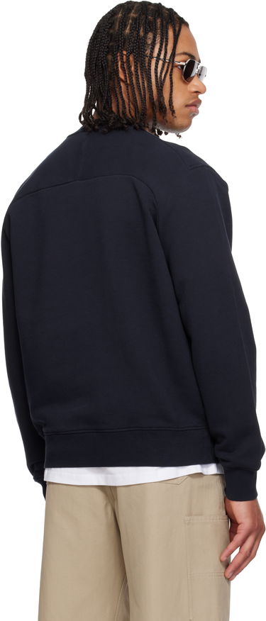 Суитчър Givenchy 'GIVENCHY Paris' Gros Grain Sweatshirt Тъмно синьо | BMJ0NT3YSK499, 2