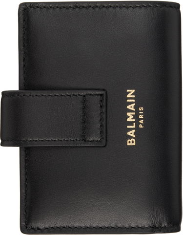Портфейл Balmain Pulse Leather Wallet Черно | GM1ML091LNAH, 1