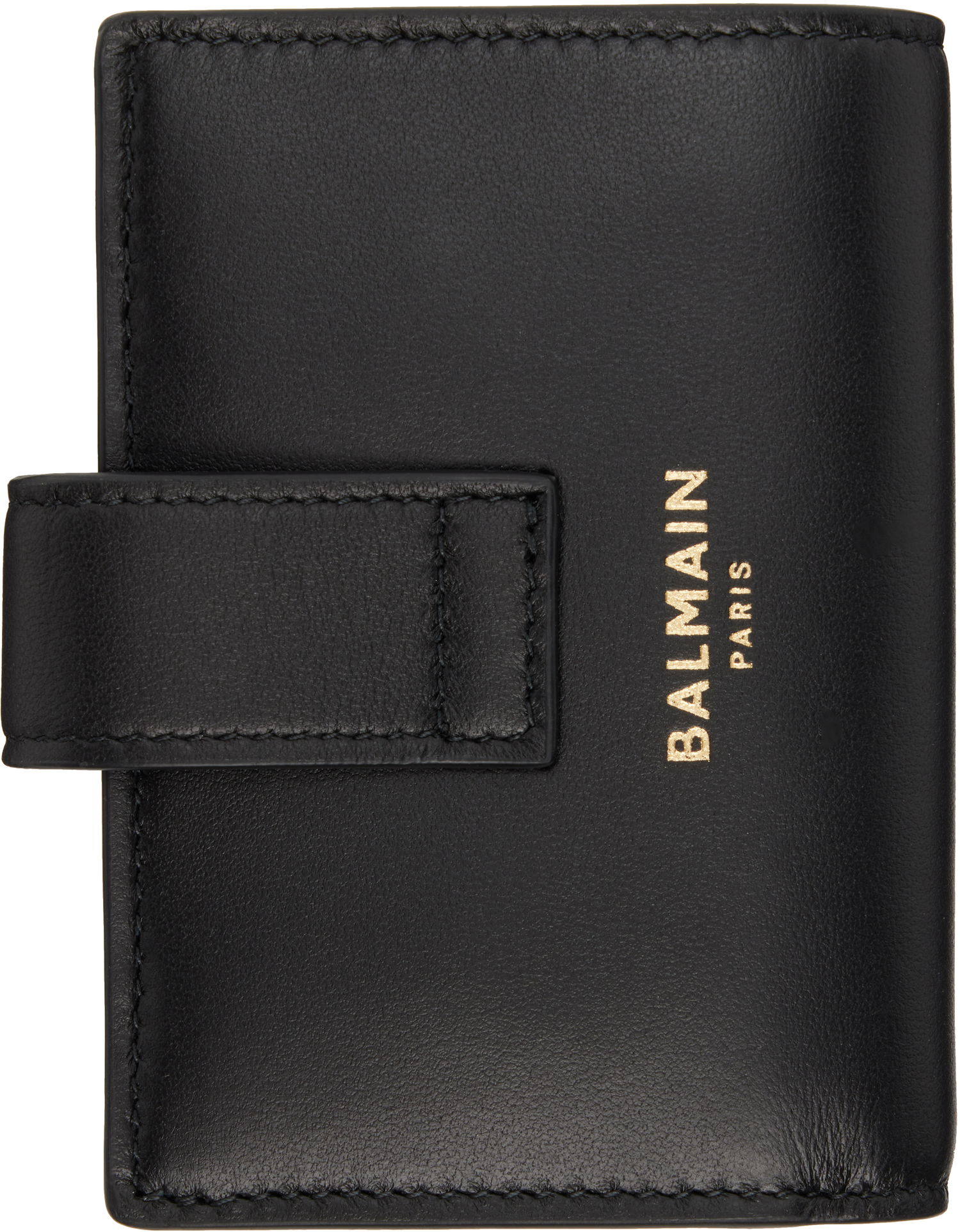 Портфейл Balmain Pulse Leather Wallet Черно | GM1ML091LNAH, 1