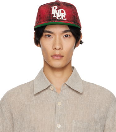 Шапка с козирка Rhude Rhude Scramble Logo Cap Червено | RHPF25HA01744, 0