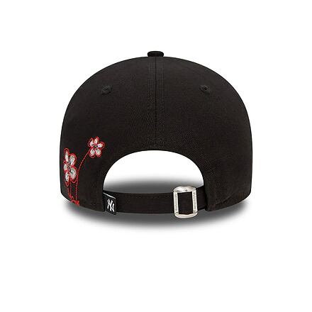 Шапка с козирка New Era 9FORTY MLB Flower New York Yankees Black / White Черно | 60435014, 1