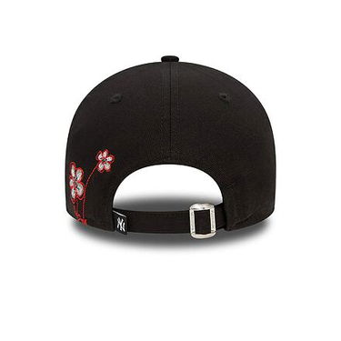 Шапка с козирка New Era 9FORTY MLB Flower New York Yankees Black / White Черно | 60435014, 1