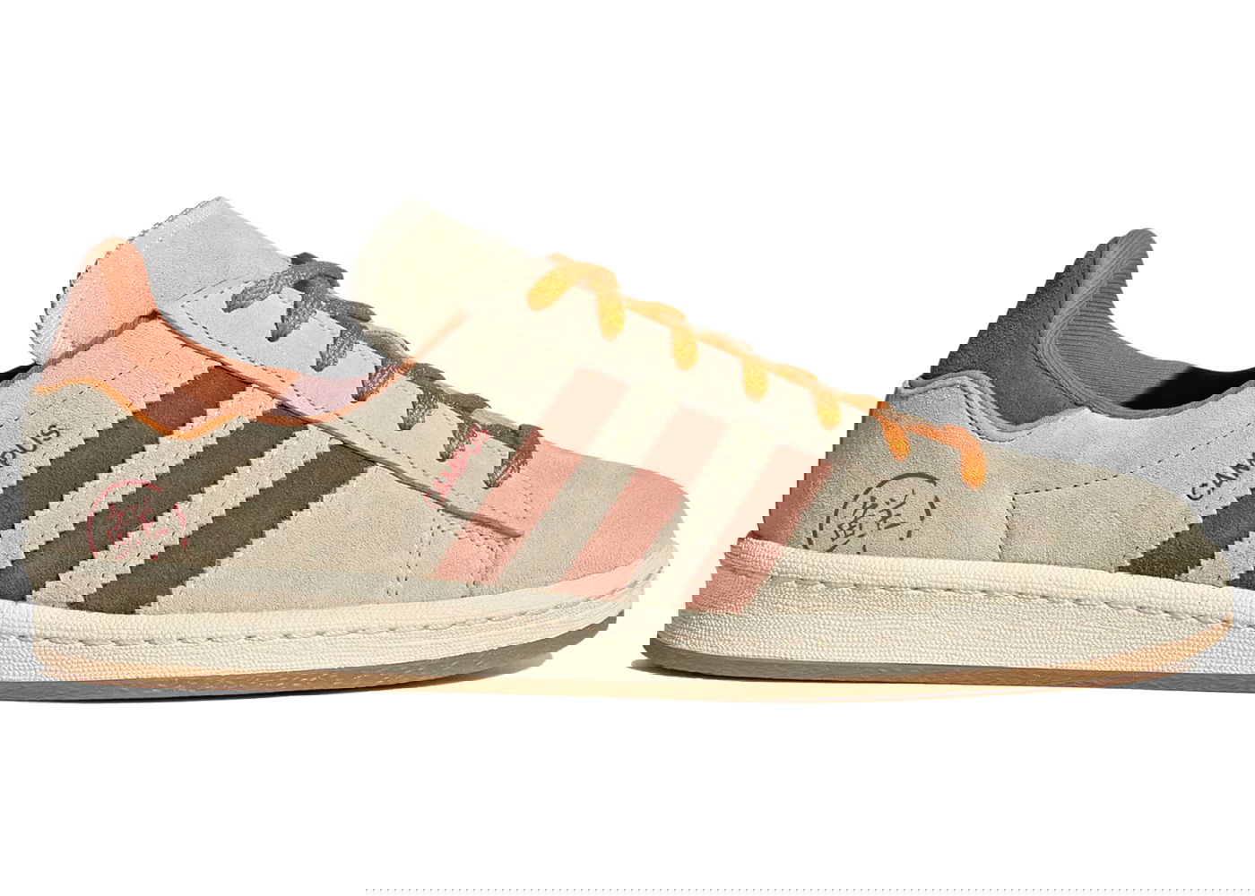 Кецове и обувки adidas Originals Campus 80s Shanghai Mooncakes Бежово | GY4589, 0