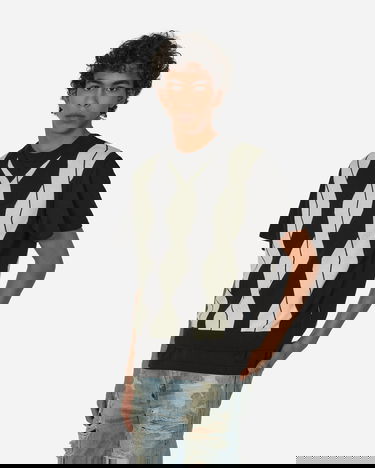 Пуловер Awake NY Cable Sweater Vest Тъмно синьо | AWK-FW23-KN006  BLACK MULTI, 1