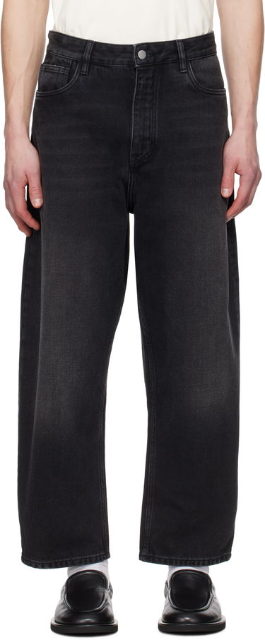 Дънки Studio Nicholson Studio Nicholson Land Jeans Черно | LAND SNM - 1111, 0