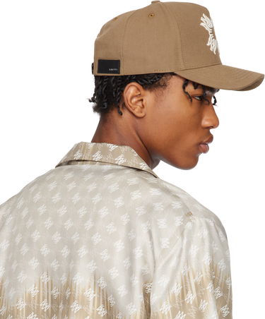 Шапка с козирка AMIRI AMIRI 'MA' Quad Canvas Baseball Cap Кафяво | AMHACP1050, 2