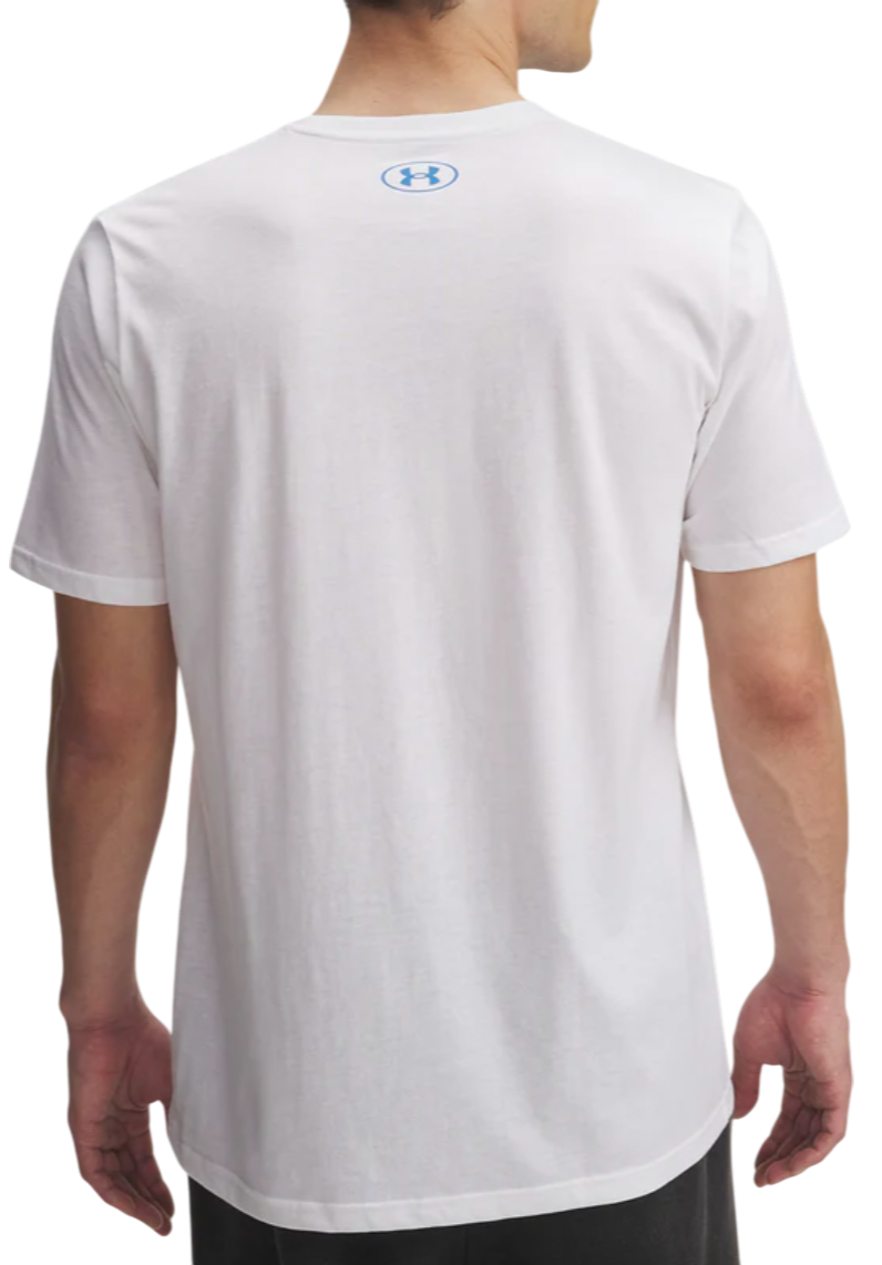Тениска Under Armour Triple Stack Logo Short Sleeve T-Shirt Бяло | 6004173-100, 1