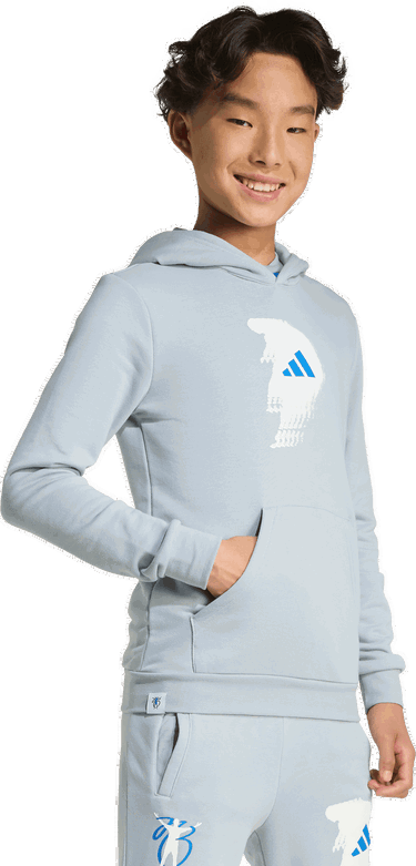 Суитчър adidas Performance Kids' Jude Bellingham Hoodie Синьо | JX3965, 4