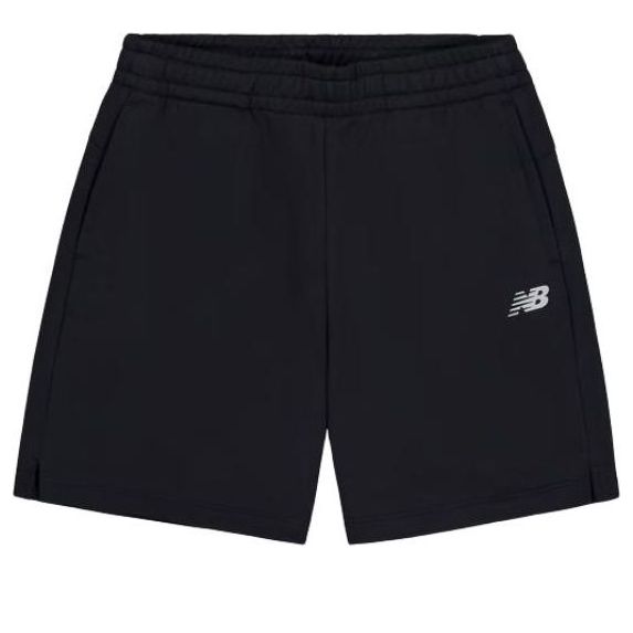 Къси панталони New Balance Cotton Logo Shorts Черно | AWS42301-BK, 0