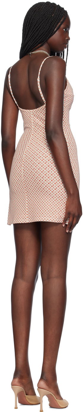 Pокля Miaou Miaou Anya Polka Dot Mini Dress Бежово | 5026PM1WPD, 2