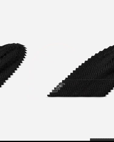 Шапка Neighborhood Ribbed Knit Beanie Черно | 252FUNH-HT01 BLACK, 3