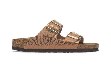 Кецове и обувки Birkenstock Arizona BS Synthetic Zebra Regular Fit Sandals Кафяво | 1029508, 2