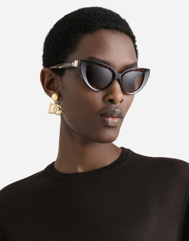 Слънчеви очила Dolce & Gabbana Dolce & Gabbana Dg Hinge Cat-Eye Sunglasses Кафяво | VG4497VP2749V000, 1
