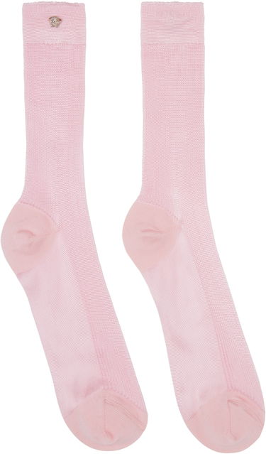 Чорапи Versace Ribbed Knit Socks Розово | 1008759_1A10210_1P880, 0