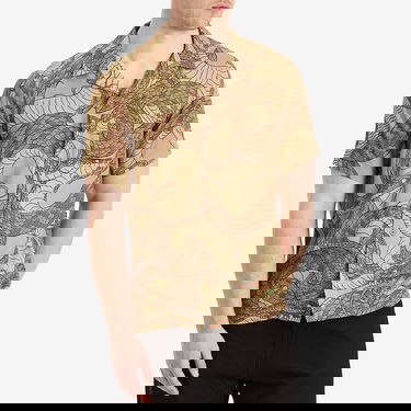 Риза Maharishi Maharishi Snakeskin Vacation Shirt, Size Large Бежово | 1480-NTL, 2