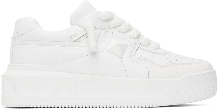Кецове и обувки Valentino Garavani White One Stud Бяло | 3Y2S0G37XTM, 0