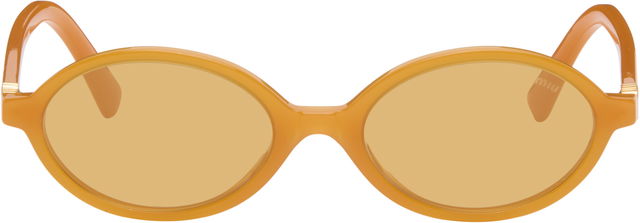 Miu Regard Oval Sunglasses