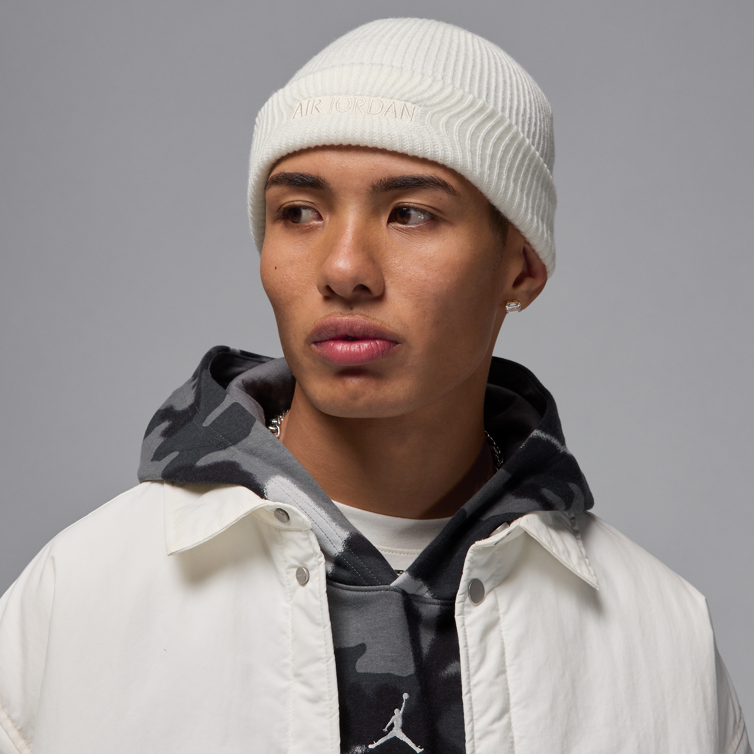Шапка Jordan Air Jordan Terra Beanie Бяло | HJ2409-133, 0