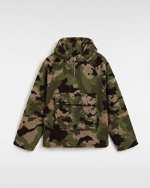 Суитчър Vans Sherpa Hoodie Camo Зелено | VN000HN197I, 0