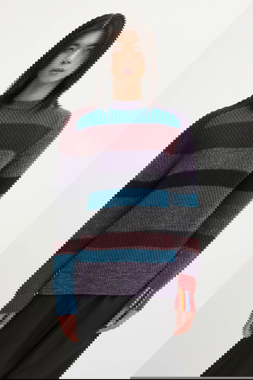 Пуловер Barbour Barbour x Paul Smith Multi Striped Crew Sweater Многоцветен | MKN1697MI11, 0